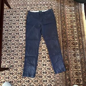 J. Crew Men's Dark Blue Chinos